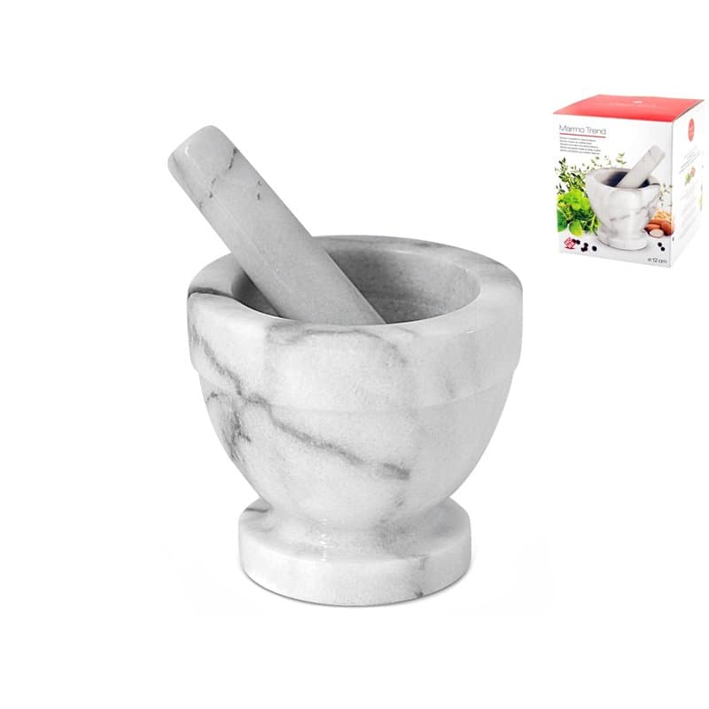 Home Mortier en Marbre avec Pilon Outil De Cuisine Cm12