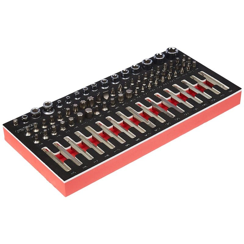 KS TOOLS 713.5010 Module d'embouts de vissage et douilles TORX, 88 pièces