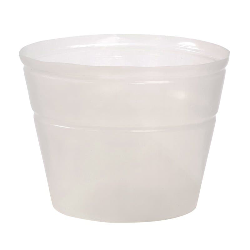Dehner Insert de Pot de Fleurs, Flexible, diamètre : 25 cm, Hauteur : 15 cm, en Plastique, Transparent