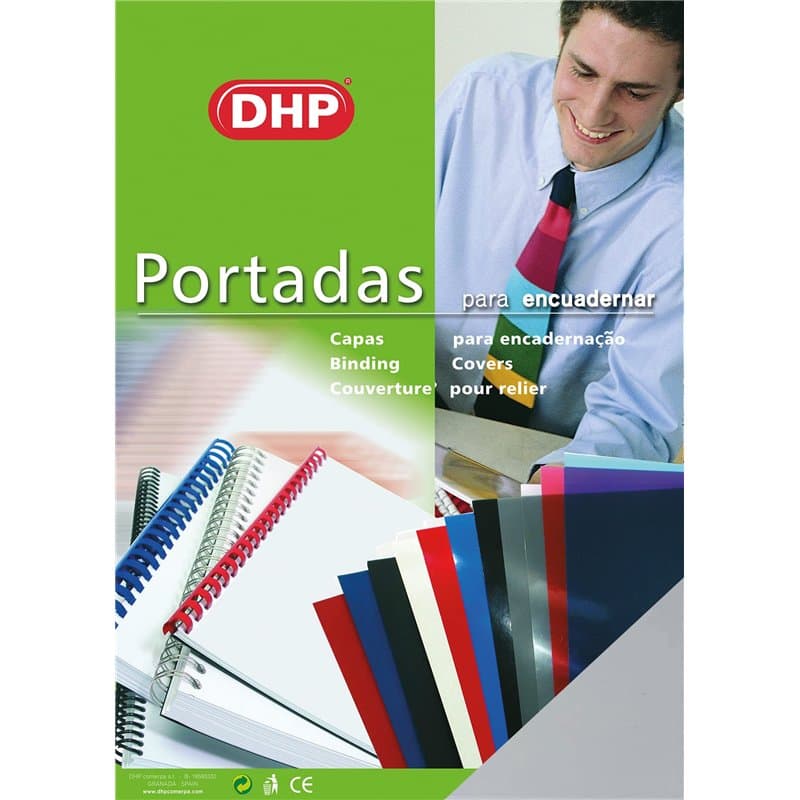 Lot de 100 couvertures de reliure en PVC, verre Format A4 0,30 mm d'épaisseur