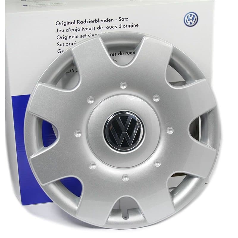 Volkswagen 1T0071456A Jeu d'Enjoliveur, Argent, 16 Pouces