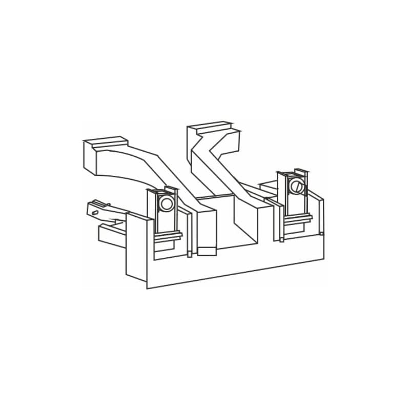 Regiplast 650301 Platine de Commande avec vis pour réservoir bi Debit réf 650, Blanc