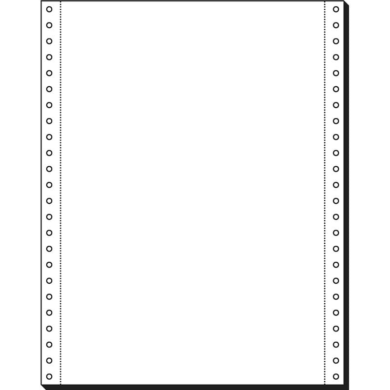 91185 Lot de 2000 feuilles de papier continu 12" x 240 mm Format A4 80 g