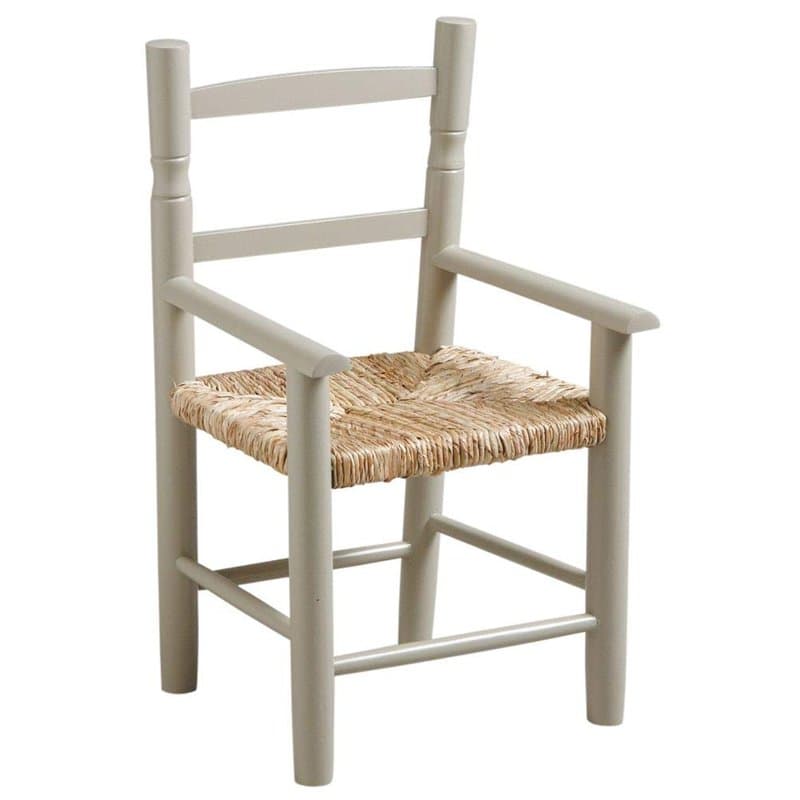AUBRY GASPARD Fauteuil Enfant en Bois de hêtre Taupe Clair
