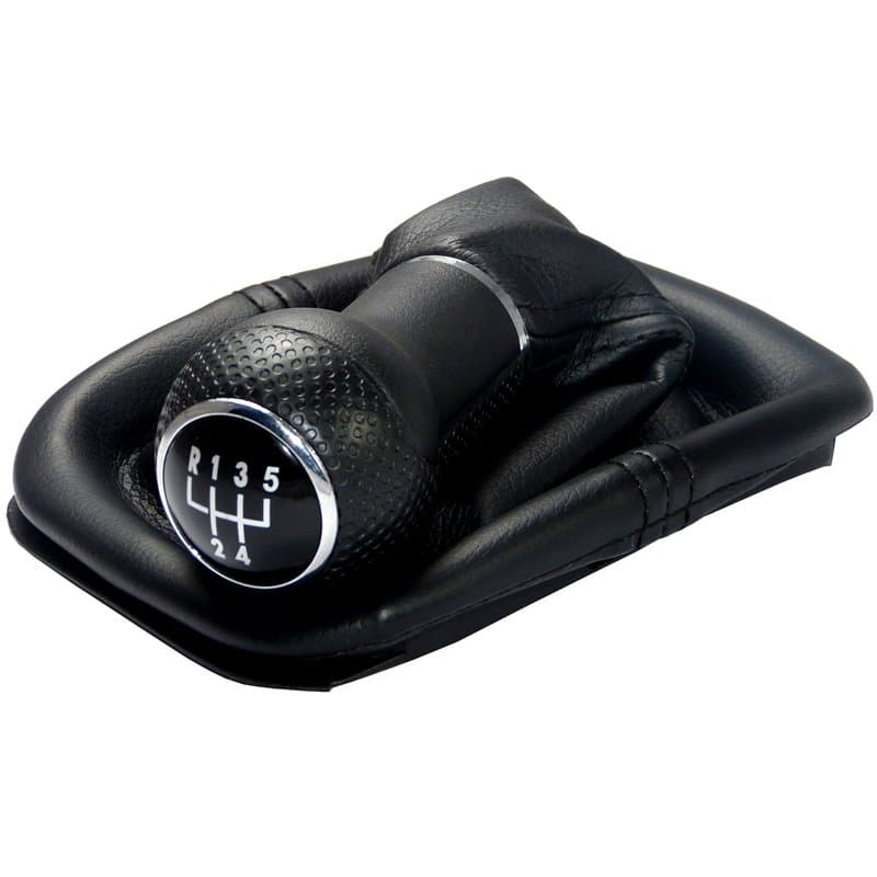 L&P A0254 Soufflet Levier de Vitesse Pommeau de Vitesse 12mm compatible avec VW Golf 1 2 3 Polo 3 6N Boite 5 Vitesses Plug & Pla