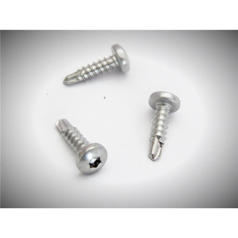 Lot de 200 vis autoperceuses 3,9 x 16 mm Acier Inox A2 avec tête mal autoperceur DIN 7504 M TX 15