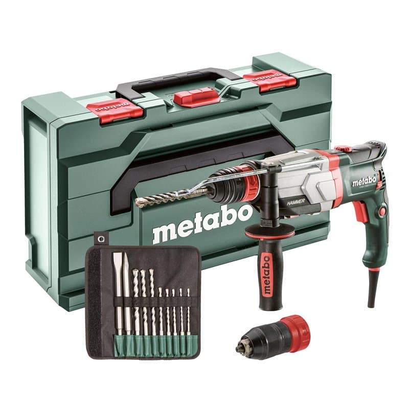 Metabo marteau multifonction UHEV 2860-2 Quick Set – 600713510 – Marteau multifonction pour le perçage à percussion, le perçage