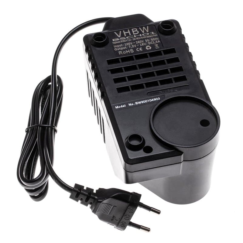 vhbw Chargeur Compatible avec Bosch BAT119, BAT160, BAT180, BAT181, BAT120, BAT139, BAT140, BAT159 Batteries d'outils, 120 W, 7,