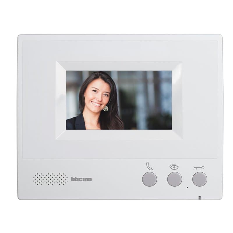 BTicino 330651 Visiophone Mains Libres, écran de 4,3 Pouces, Gris