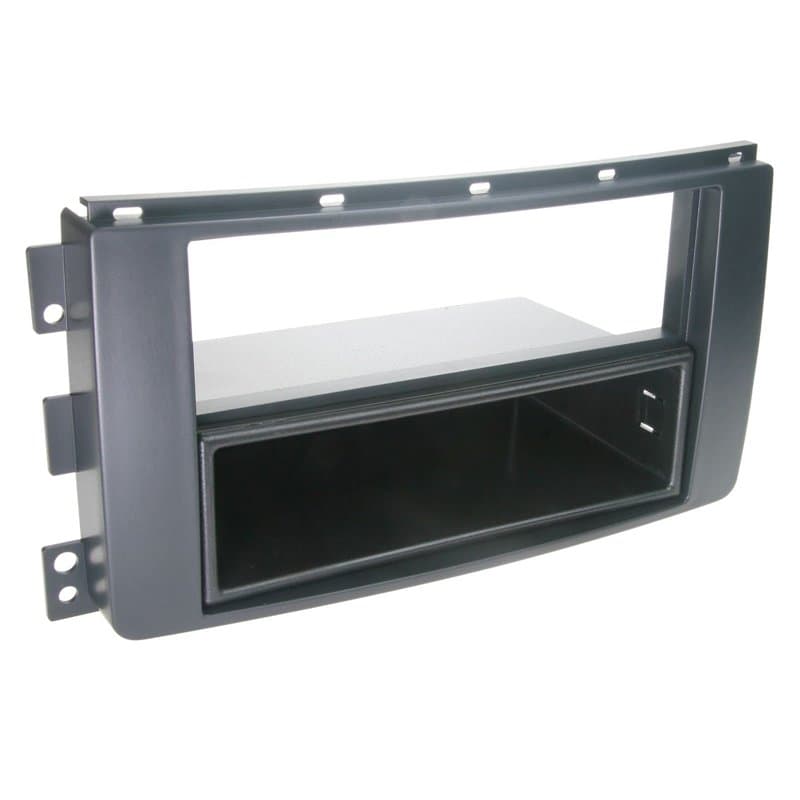 Sound-way Kit Montage Autoradio, Cadre Façade 1 DIN/ 2 DIN Compatible avec Smart Car ForTwo 2007-2010