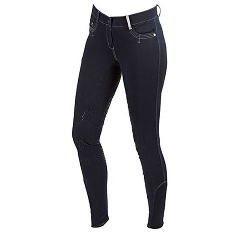 Covalliero Kerbl Basicplus Pantalon d'équitation pour Enfant, Bleu, Taille M/140 EU/10 Ans
