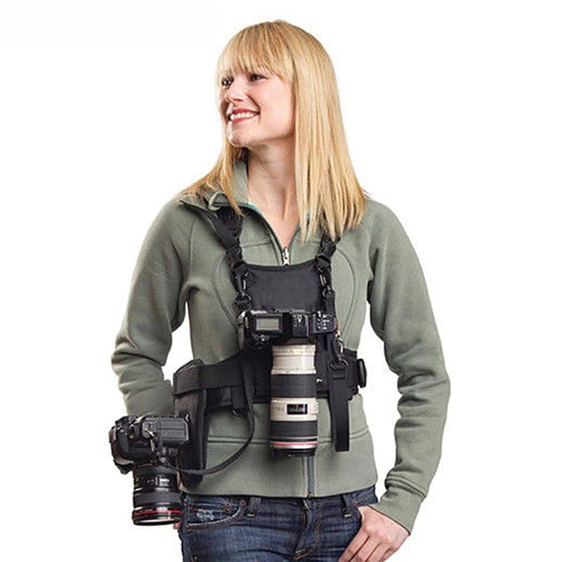 Nicama NC-VEST Système de Caméra Harnais Multi-Appareils pour Appareils Photo Reflex Numériques Canon Nikon