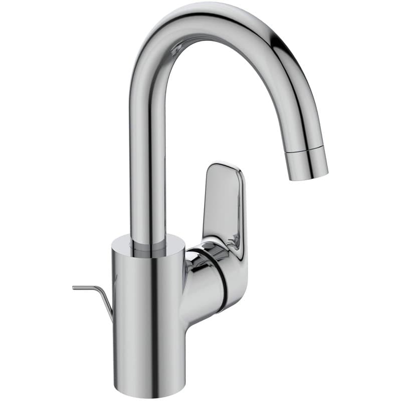 Ideal Standard B1716AA Mitigeur de lavabo Ceraflex bonde en métal G1 ¼, Fixation par Le Bas, Bec de Tuyau avec mousseur | Sailli