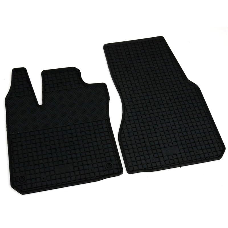 AD Tuning GmbH & Co. KG Pieds en Caoutchouc Tapis Set, en 2 Parties, Pieds en Caoutchouc Tapis Tapis Tapis en Caoutchouc