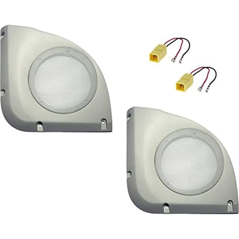 Sound-way 2 Entretoises Haut-Parleur avec Grilles Supports Enceintes Compatible avec Fiat Punto II