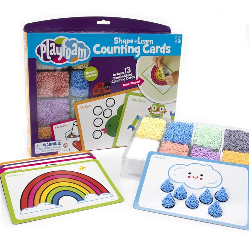 Learning Resources Activité de préparation préscolaire des formes et du calcul Playfoam, ressources maternelle, pate a modeler,