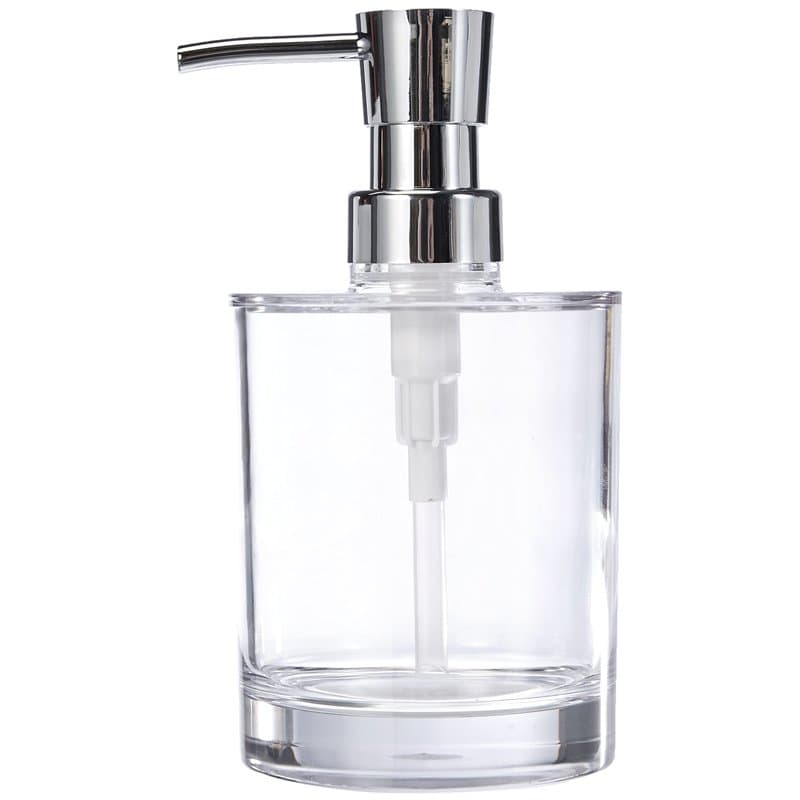 Ridder 20025000 Distributeur de Savon Windows Synthétique Transparent 8,3 x 8,3 x 15,8 cm