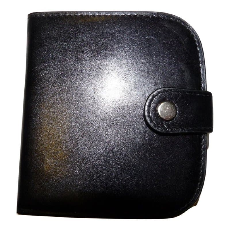Mala Leather Odyssey Collection 4113 Porte-monnaie en cuir pour pièces de monnaie et billets, Noir , Taille unique,