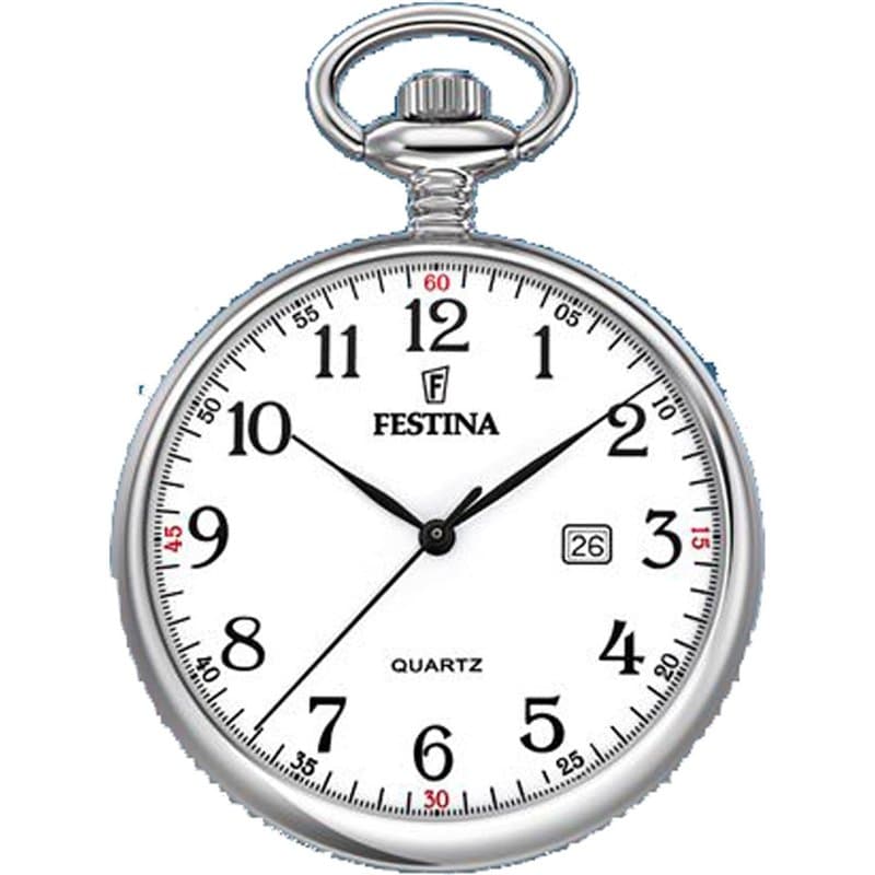Montre FESTINA pour Homme F2019/1 Bolsillo Boîtier en Acier Inoxydable Gris