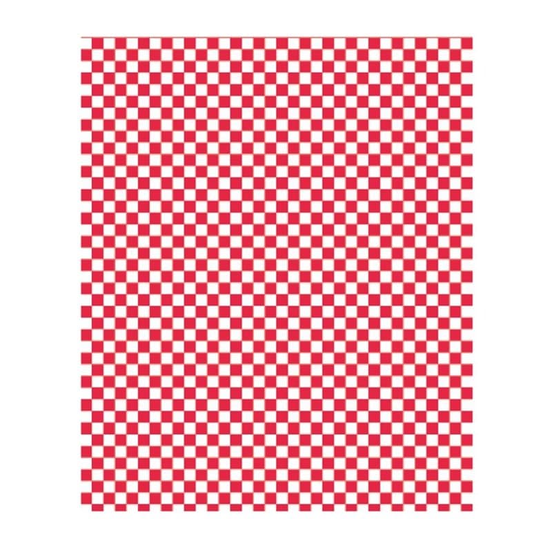 García de Pou 169.08 - Emballages Pour Hamburgers 'Fitipaldi' 32 G/M2 28X34 Cm Rouge Parch.Ingraissable - 1000 unités