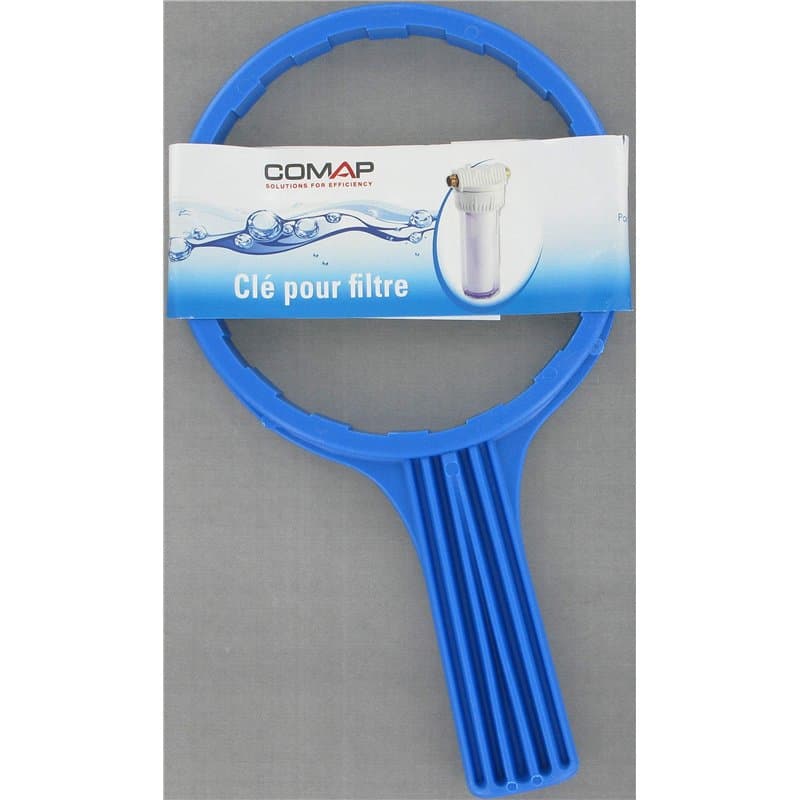 COMAP Clef de démontage / serrage pour filtre plastique bol 9"3/4 - Accessoire pour traitement de l'eau - S900681, Blanc