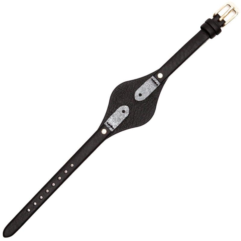 Fossil Bracelet de Montre 08mm Cuir Noir ES-3148 | LB-ES3148 | ES 3148