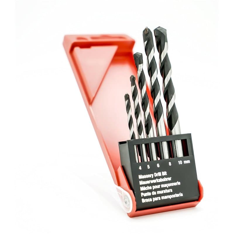 HILTI MDB Lot de 5 forets de maçonnerie 4-10 mm pour béton