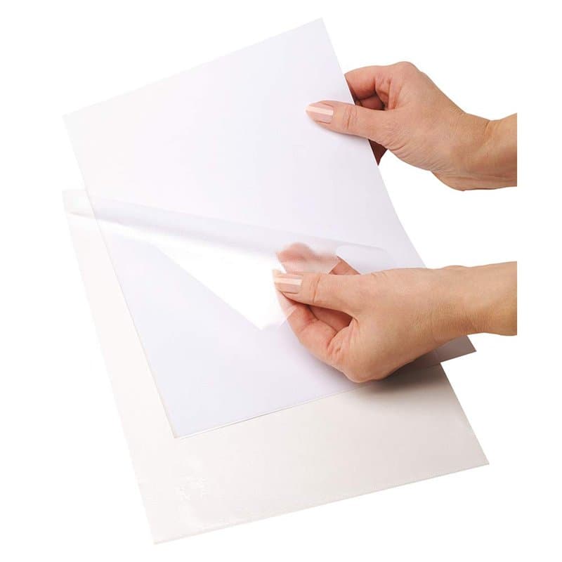 Lot de 50 pochettes en plastique transparent A4 avec ouverture sur le dessus et sur le côté 100 microns PP pour rapport, présent
