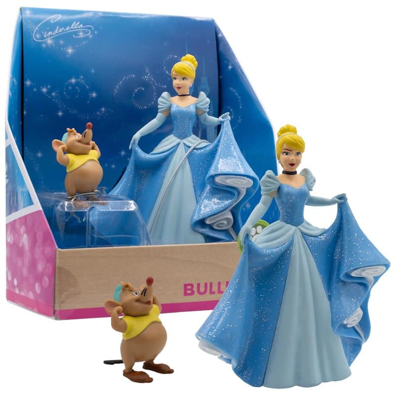 Bullyland 13438 - Jeu de Figurines Cendrillon et Karli de Walt Disney Cendrillon, détaillées, idéales comme Petit Cadeau pour Le