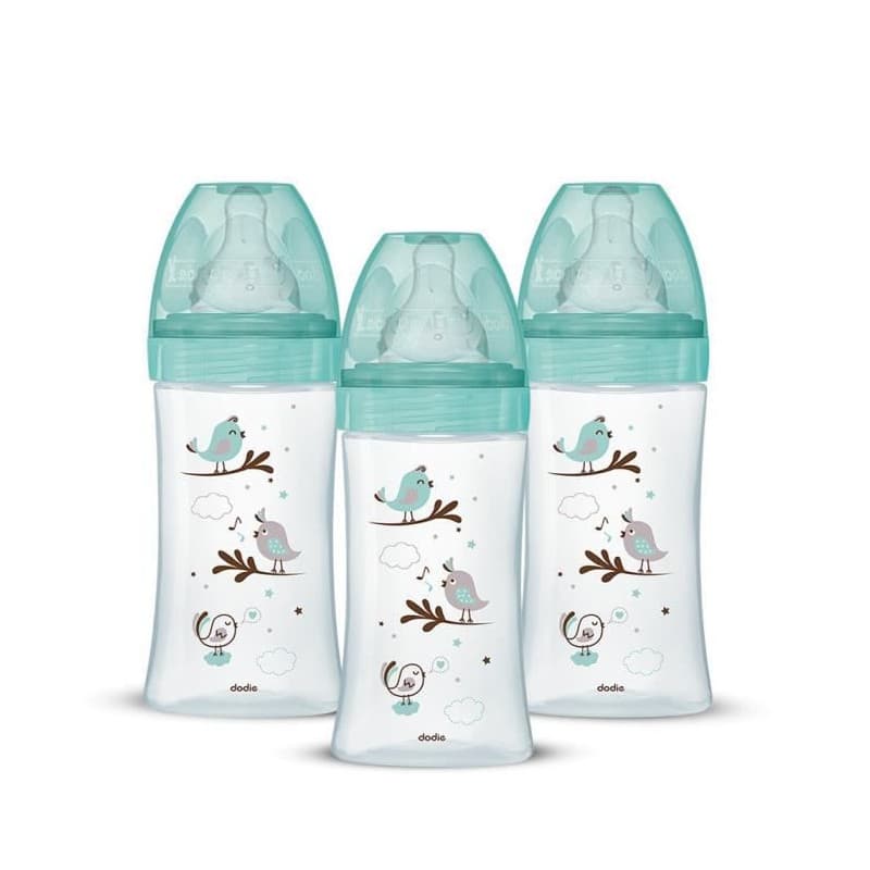 Lot de biberons Dodie 3 uds