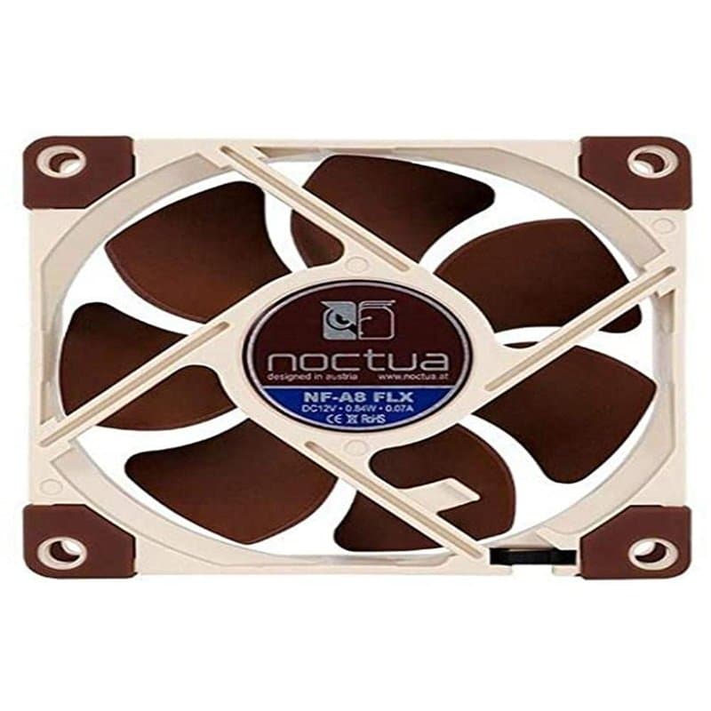 Noctua NF-A8 FLX, Ventilateur Silencieux Haut de Gamme, 3 Broches (80 mm, Marron)