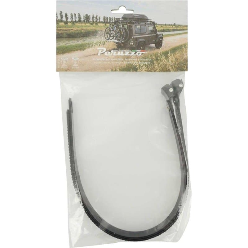 Peruzzo - Extensions de sangle en plastique pour support de roue - Vendues par paires - Compatibles avec porte-vélos Zéphyr, Pur