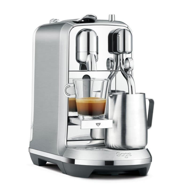 NESPRESSO SNE800BSS the Creatista Plus de SAGE avec 11 programmes de préparation du lait, Acier inoxydable brossé