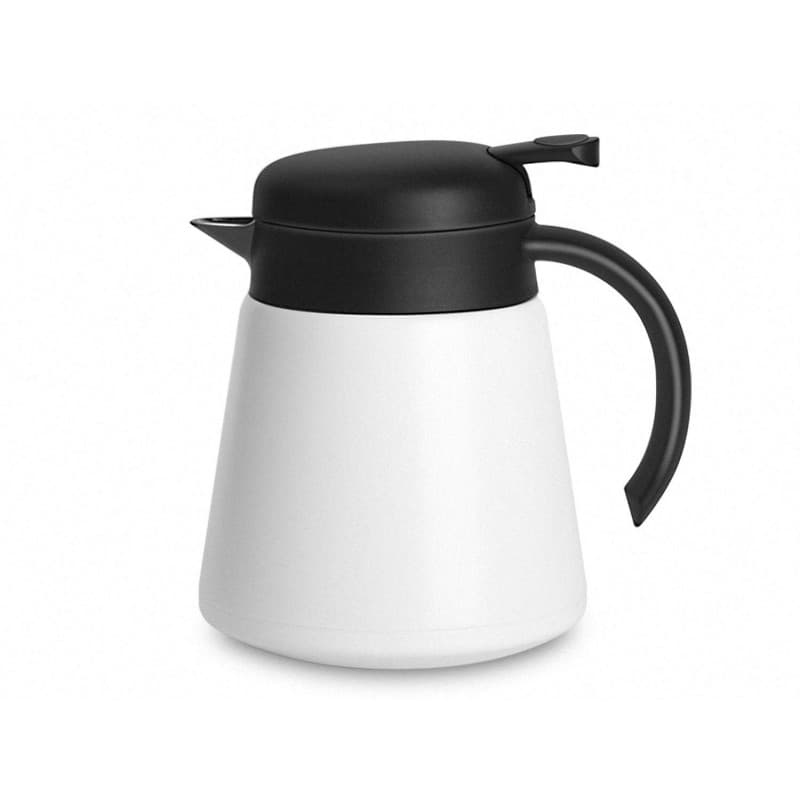 Luvan 800ML Carafe Thermique en Acier Inoxydable, Rétention Chaude Froide 12H (Blanc)