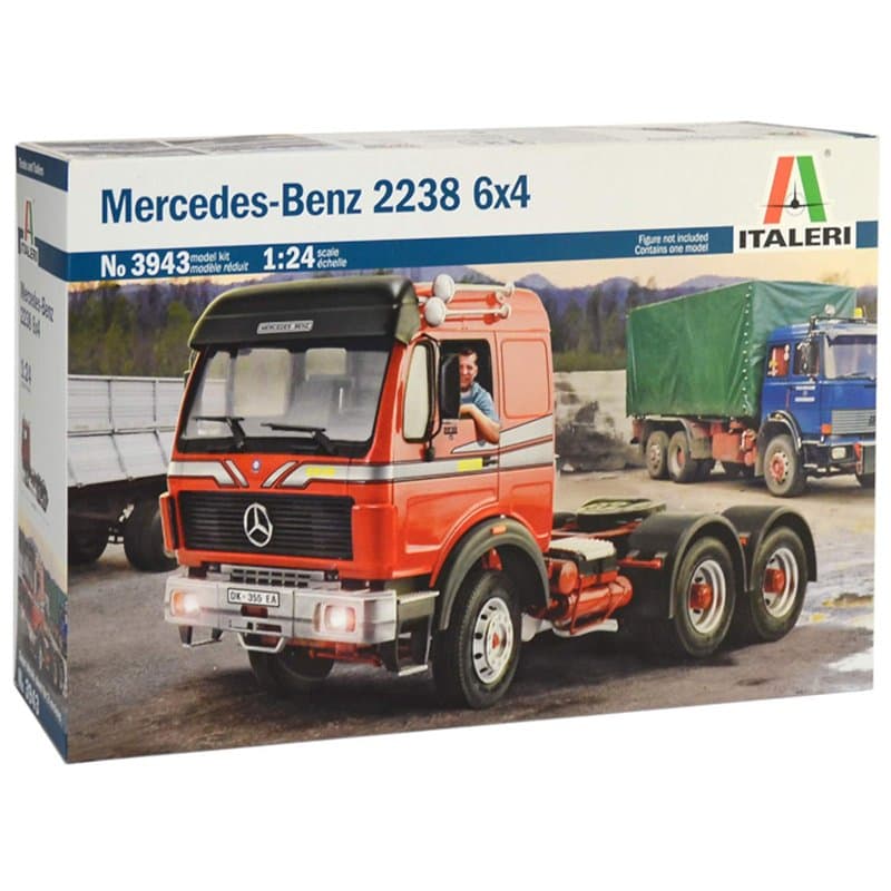 Italeri- Mercedes-Benz Camion Maquette Plastique à Assembler, I3943, Multicolore