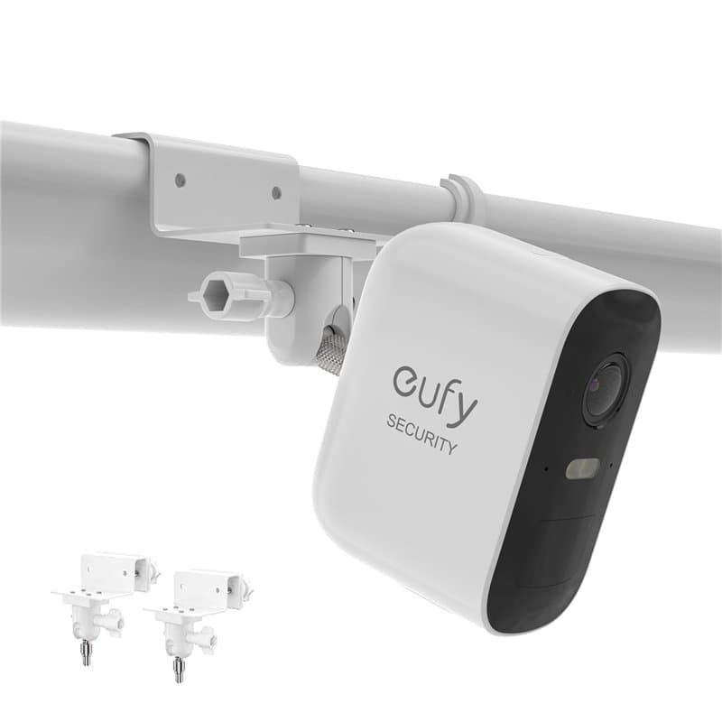 HOLACA Support de Gouttière Universel Compatible avec l'eufycam 1/2/2C/2C Pro/3/3C/E/S3 Pro, Arlo Pro 4/Pro 3/Pro 2/Ultra/Ultra
