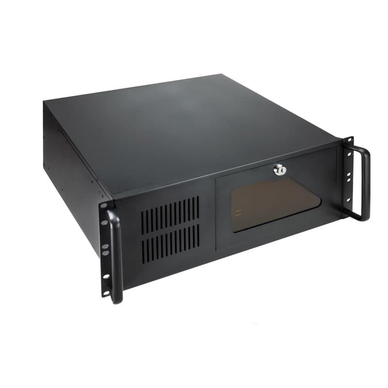 TOOQ RACK-406N-USB3 - Boîtier d'ordinateur (pour Rack 19 "4U, Agrafe de Format ATX avec clé, 2 x USB 3.0)