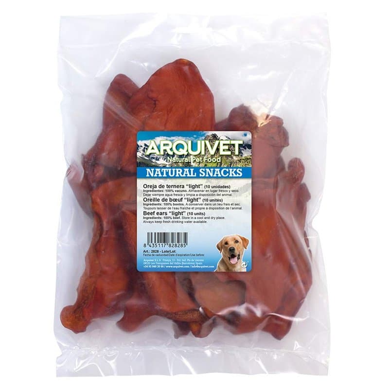 Arquivet Lot de 10 Snacks 100% naturels pour Chiens – friandises, récompenses, friandises, tendons déshydratés