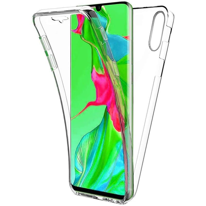 COPHONE® Coque Compatible Huawei P30 Transparente 360 Protection intégrale Avant Souple + arrière Rigide. Housse Tactile 360 deg