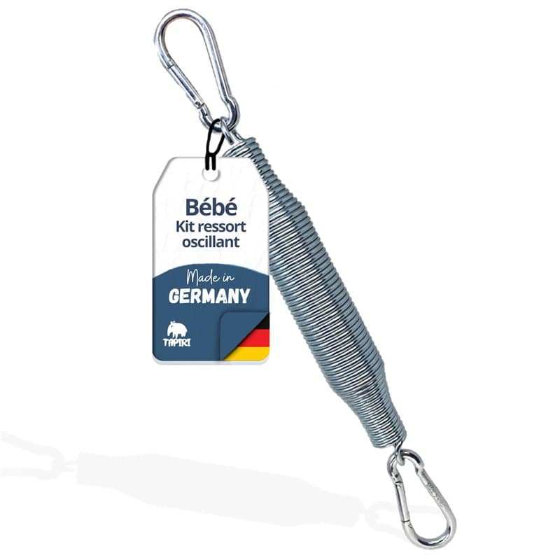Kit de ressorts oscillants pour berceau à ressort, hamac pour bébé et bébé, fabriqué en Allemagne, spécialement conçu pour le be