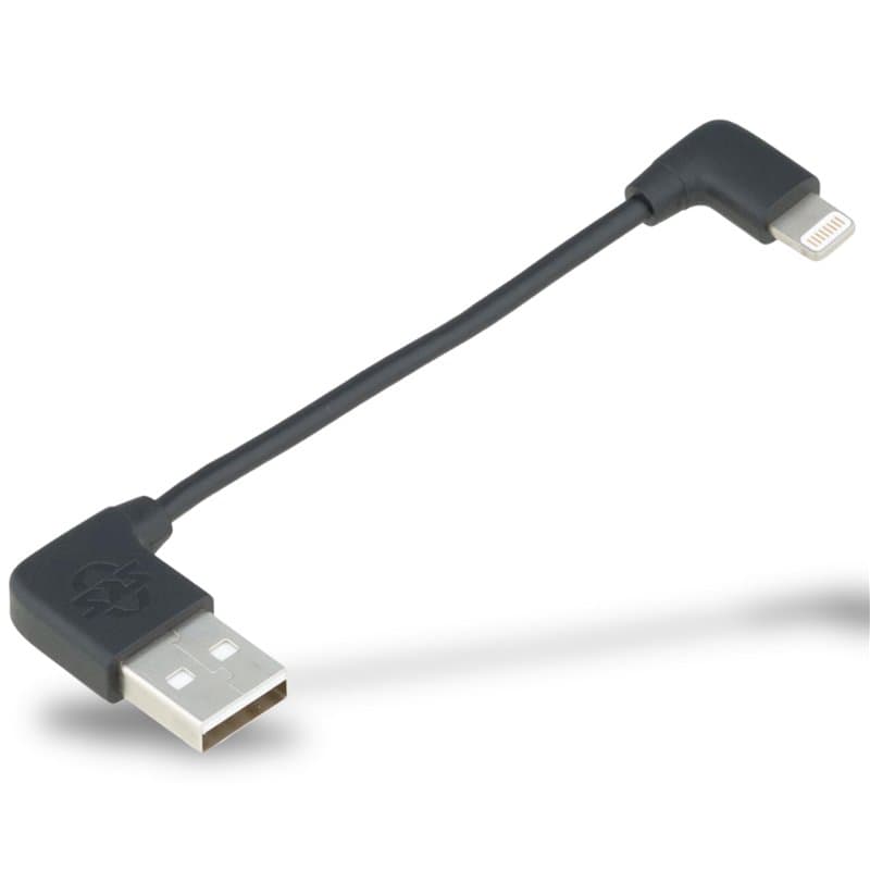 SKS GERMANY COMPIT Kabel pour iPhone Lightning, câble Recharge Court avec fiche coudée (Accessoire pour système COMPIT, pour rec