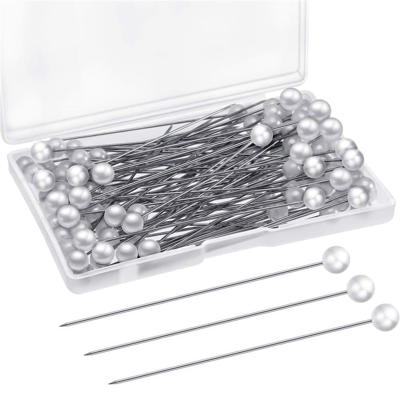 Lot de 100 épingles à boutonnière en Fausses Perles Blanches pour Bouquet de Mariage, Couture, Loisirs créatifs, décorations de