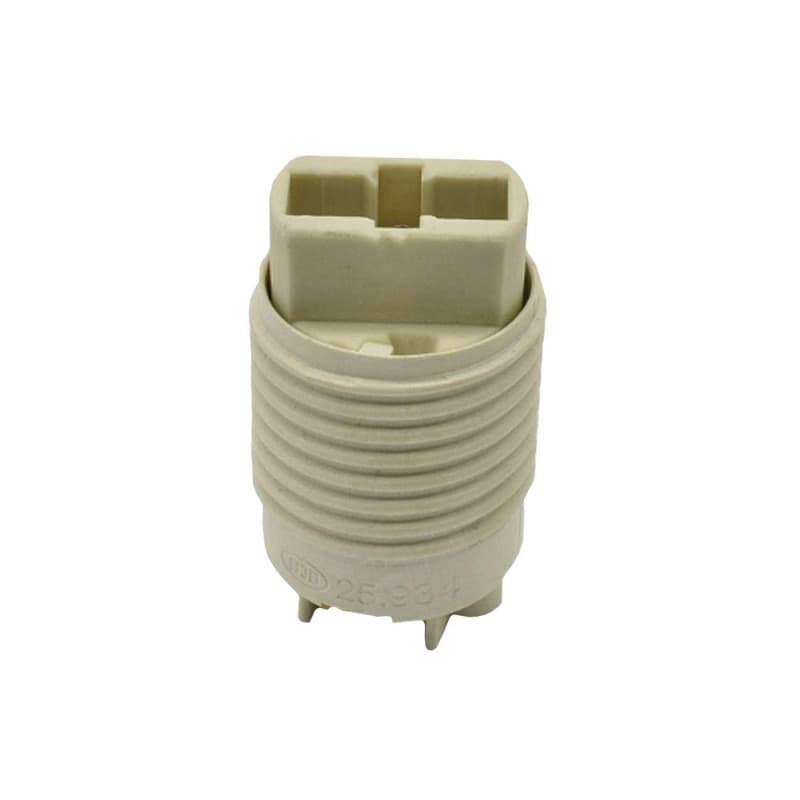 Douille de lampe halogène G9 avec raccord enfichable arrière et capot isolant M10 x 1 filetage extérieur 20,8 x 2 mm