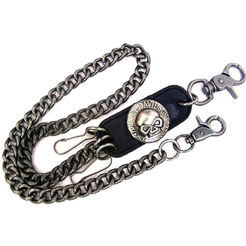 iwobi Chaine Portefeuille Biker, Décor Hommes Portefeuille Chaîne Hip Hop Pantalon Punk Chaîne