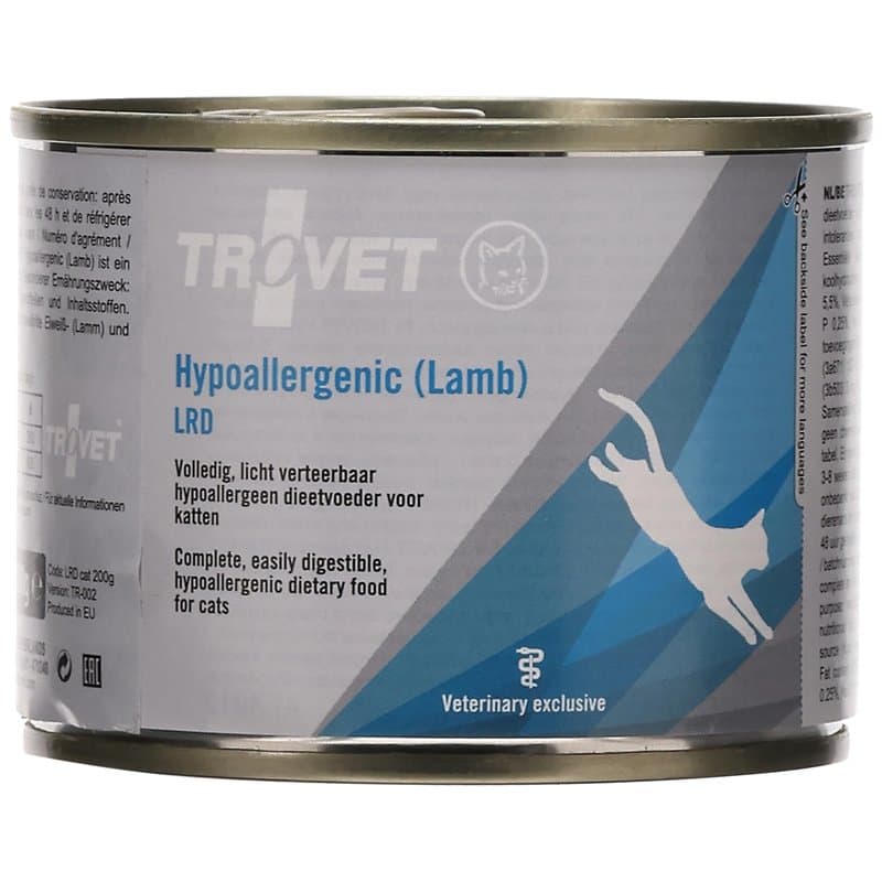 Nourriture Humide pour Chat TROVET Trovet KOT pusz.200g LRD Lamb hypoallergénique (JAGNIęcin) / 12