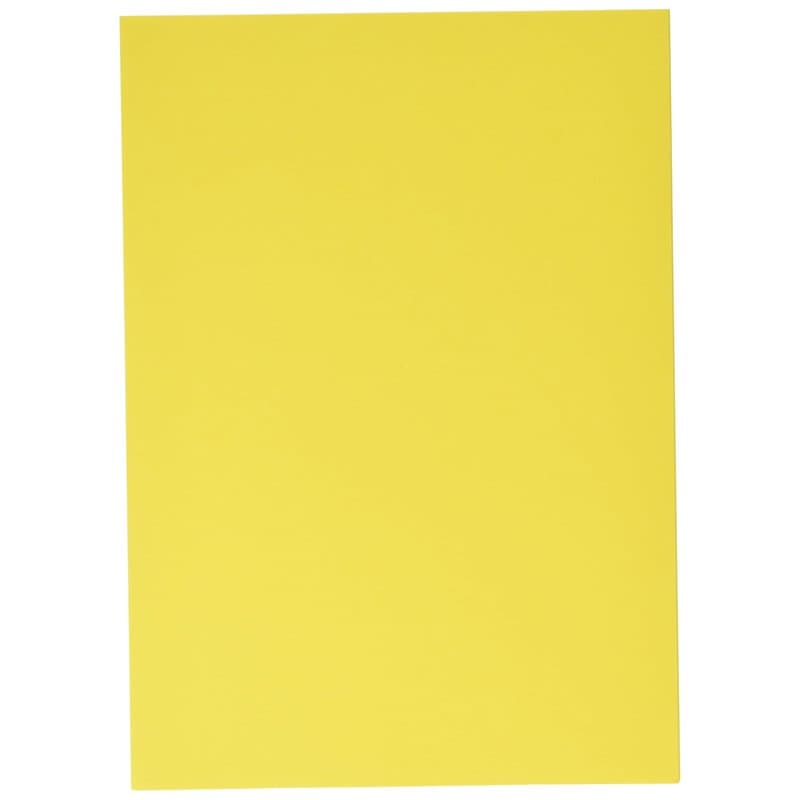 kangaro Lot de 50 feuilles de papier à lettre jaune DIN A4 160 g/m² FSC Mix K-0039-025 29,7 x 21 x 1
