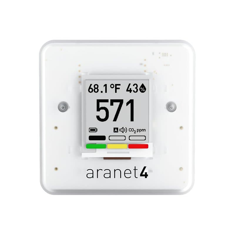 SAF Aranet4 Home : Moniteur de qualité de l'air sans fil pour la maison, le bureau ou l'école [CO2, température, humidité et aut