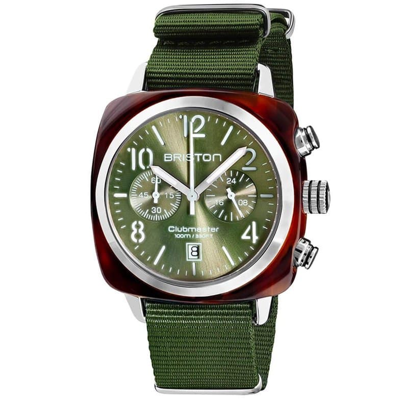 BRISTON Mixte Analogique-Numérique Quartz Montre avec Bracelet en Acier Inoxydable