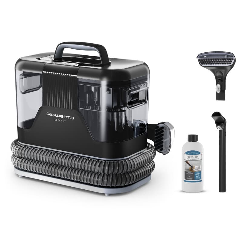 Rowenta, Clean it, Shampouineuse, Détacheur nettoyeur de tache, Rapide et facile, Tapis, Intérieur de voiture, 400W, IN5010F0, B
