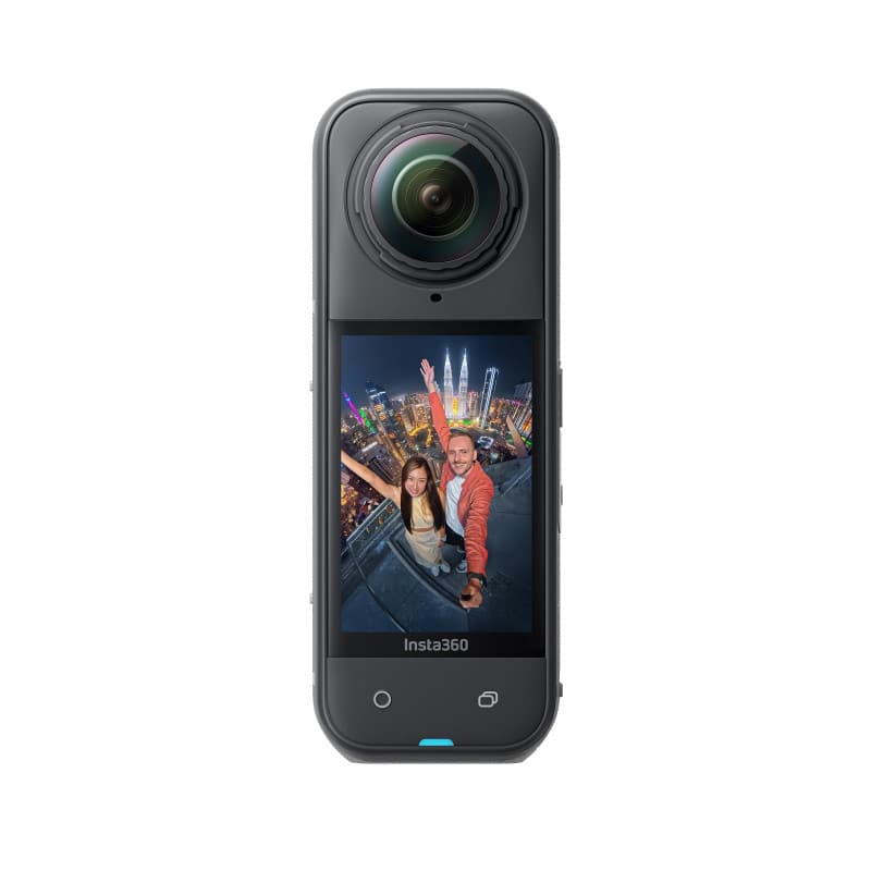 Insta360 X5 - caméra d'action 360° 8K étanche, Basse lumière de Pointe, Perche à Selfie Invisible, objectifs Robustes et remplaç